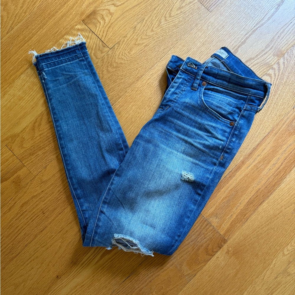 Madewell 9 in High Rise skinny Jeans